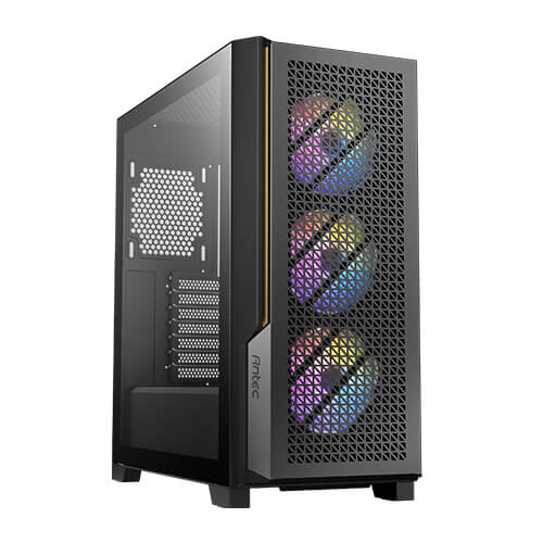 (內附3隻風扇) Antec P20C E-ATX機箱 (黑/白) ARGB/淨色 強化玻璃側板