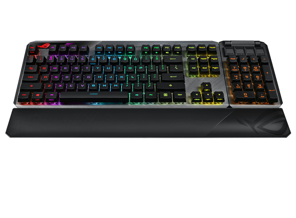 ASUS ROG Claymore II RX RGB 無線機械式鍵盤 (RX青/RX紅軸) 英文