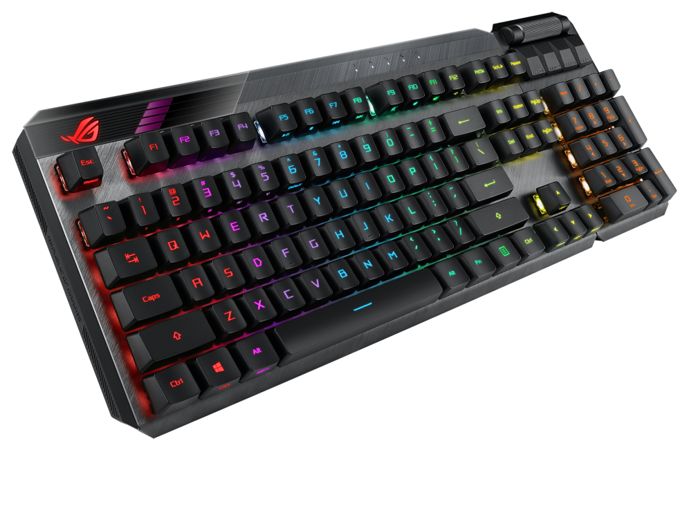 ASUS ROG Claymore II RX RGB 無線機械式鍵盤 (RX青/RX紅軸) 英文