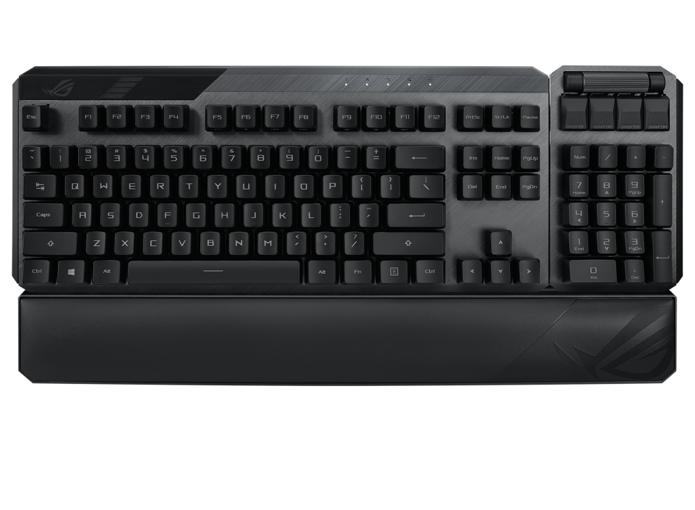 ASUS ROG Claymore II RX RGB 無線機械式鍵盤 (RX青/RX紅軸) 英文