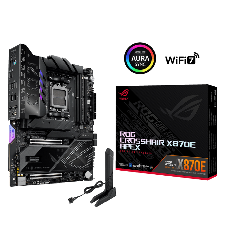 ASUS 華碩 ROG CROSSHAIR X870E APEX ATX 主機板 DDR5