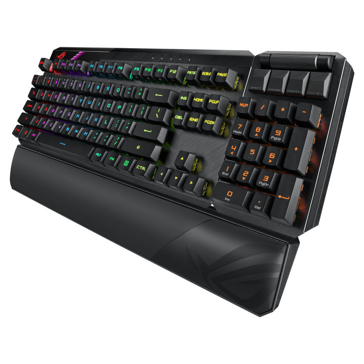 ASUS ROG Claymore II RX RGB 無線機械式鍵盤 (RX青/RX紅軸) 英文
