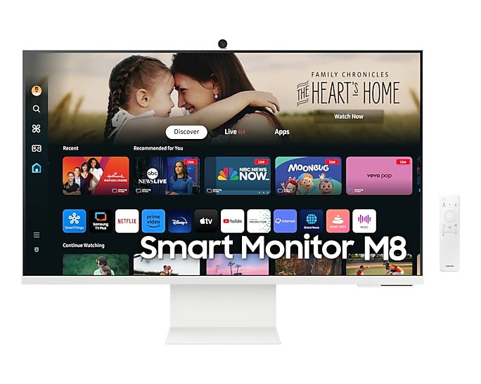 Samsung  LS32DM803UCXXK Monitor文書顯示器32"HDR10 3840x2160智能AI 驅動