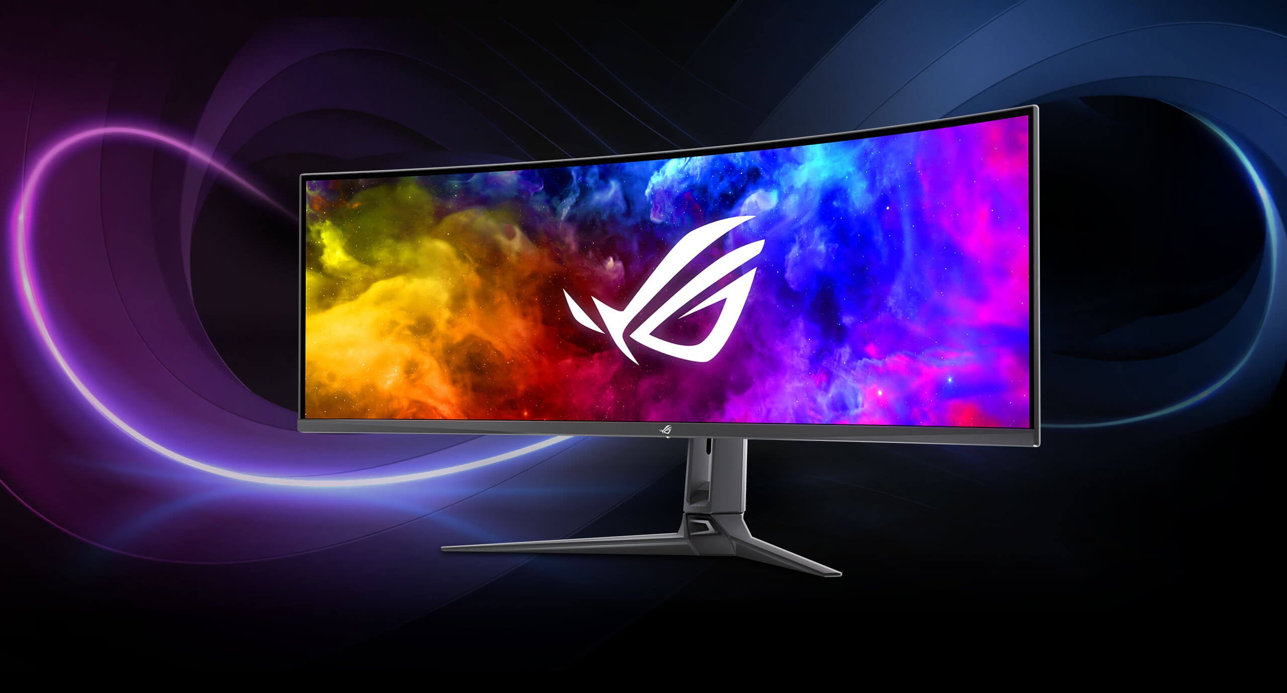 ASUSPG49WCD Monitor電競顯示器 49" 144HZCurved  Monitor5120 x 1440體驗無盡的沉浸感