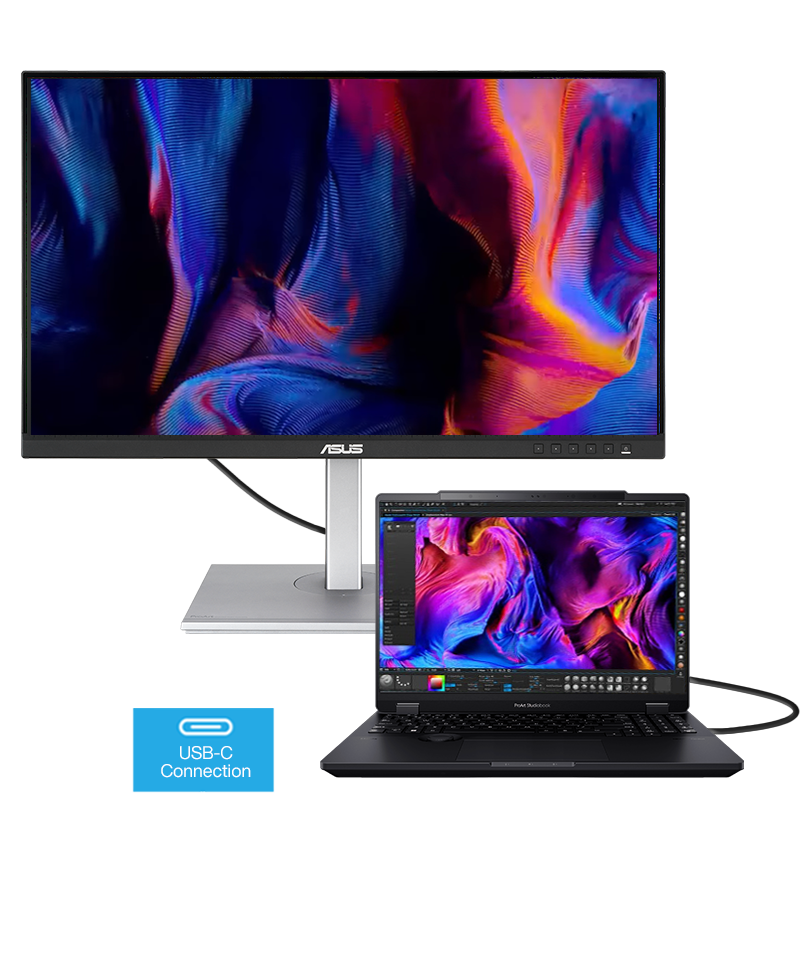 Asus PA278CGV  Monitor文書顯示器27" 144HZ  IPS 2K HDR IPS （2560 x 1440）色彩精準度 ΔE < 2
