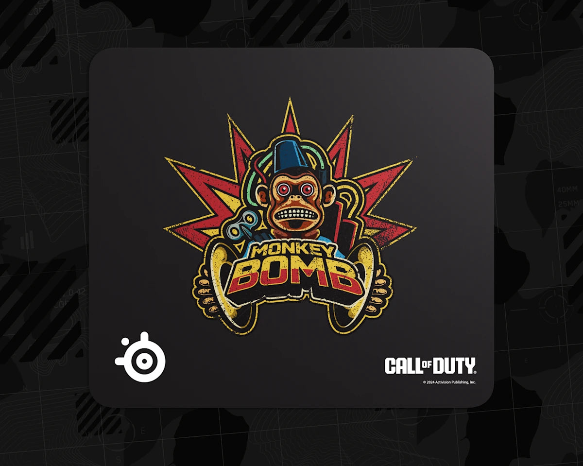 SteelSeries QcK L 布質滑鼠墊 - Call of Duty®: Monkey Bomb Edition