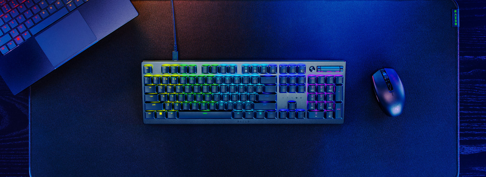 Razer DeathStalker V2 Low Profile 光學鍵盤 (Clicky Purple Switch)