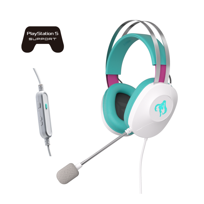 ASUS TUF GAMING X HATSUNE MIKU初音未來 鍵盤 / 滑鼠 / 耳機 / 鼠墊 套裝