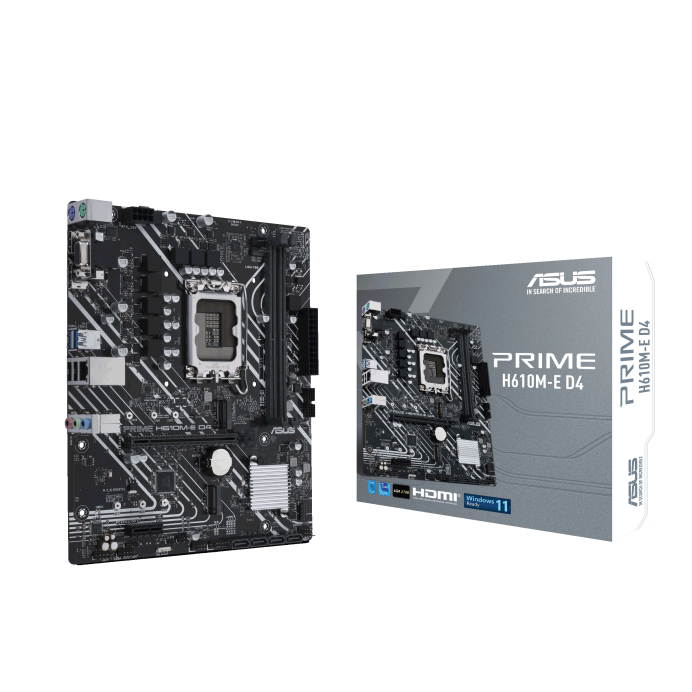 ASUS 華碩 PRIME H610M-E D4 Micro-ATX 主機板 DDR4