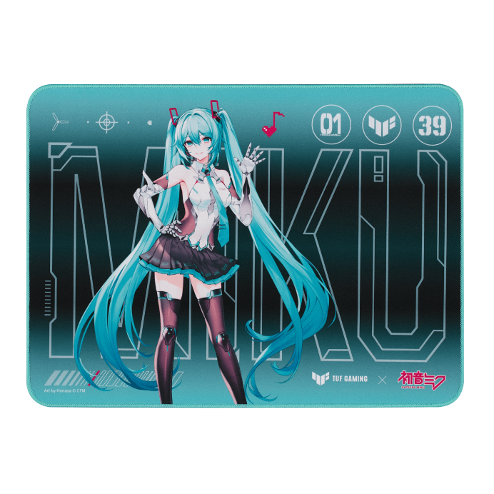 ASUS TUF GAMING X HATSUNE MIKU初音未來 P1 Hatsune Miku Edition 電競鼠墊