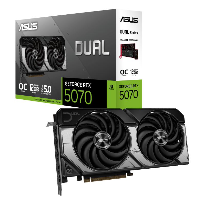 ASUS Dual GeForce RTX 5070 12GB OC 顯示卡