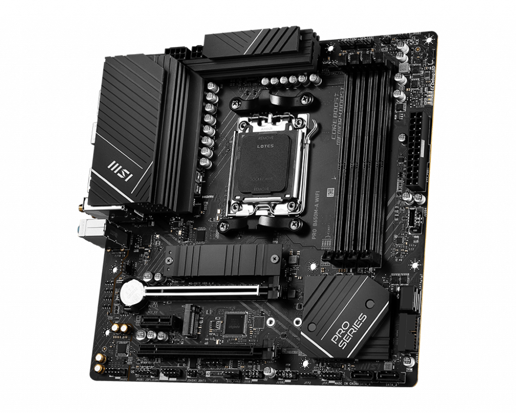 MSI 微星 PRO B650M-A WIFI Micro-ATX 主機板 (DDR5)