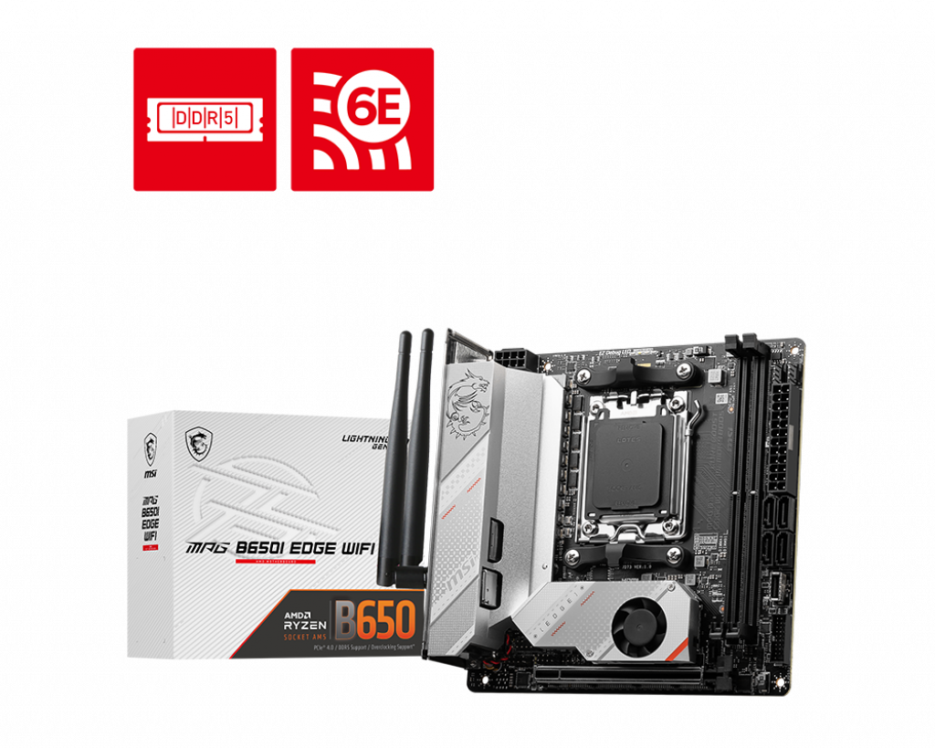 (ITX精選)MSI 微星 MPG B650I EDGE WIFI ITX 主機板 (DDR5)