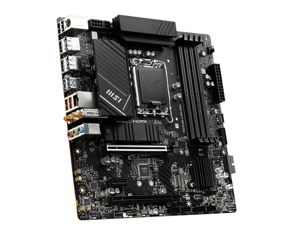 【本月熱賣】MSI 微星 PRO B760M-A WIFI DDR4 Micro-ATX 主機板