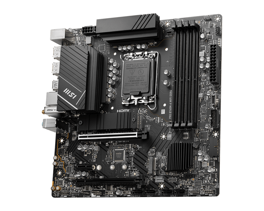 【本月熱賣】MSI 微星 PRO B760M-A WIFI DDR4 Micro-ATX 主機板