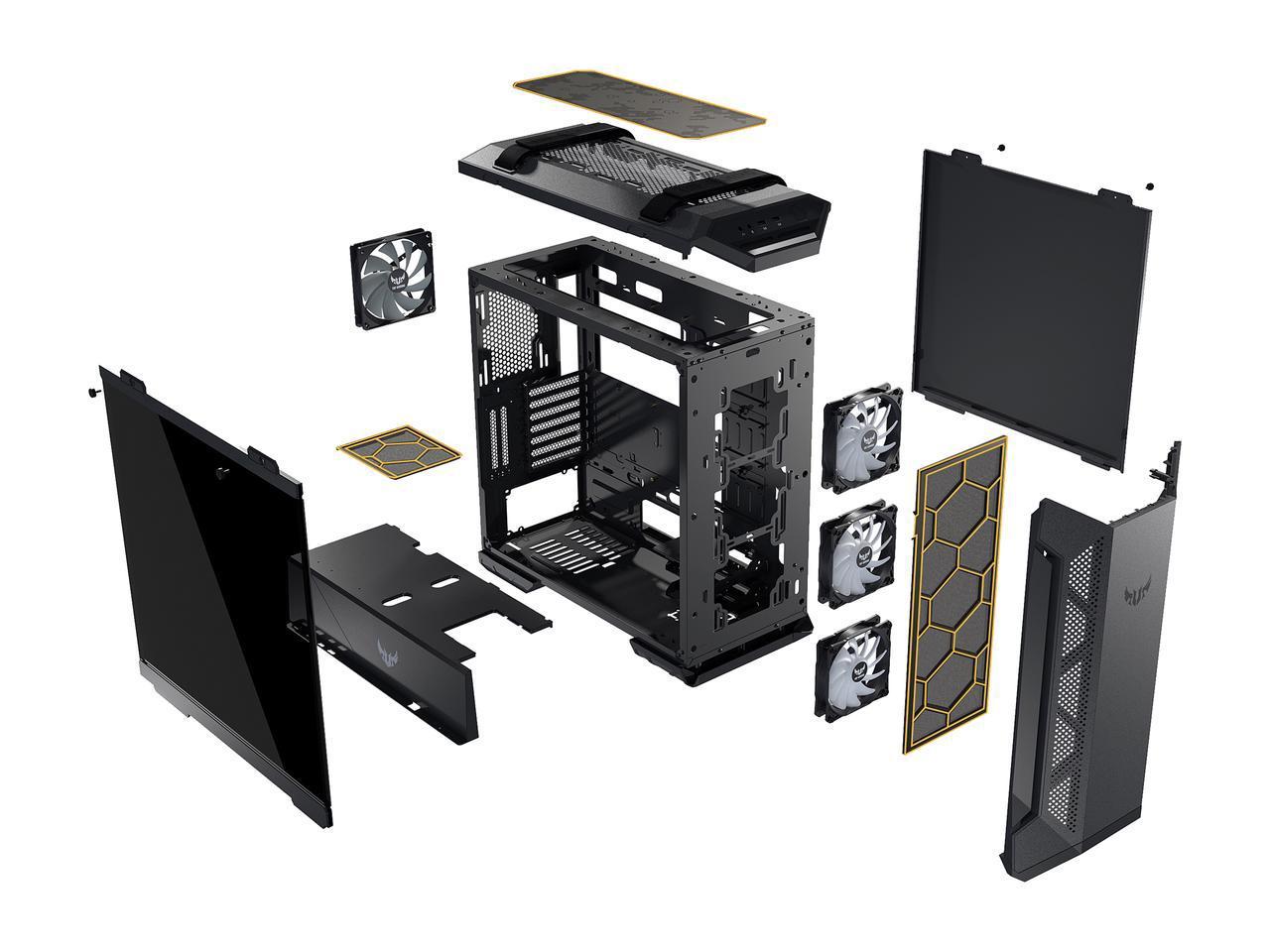 ASUS TUF Gaming GT501 強化玻璃側板 ATX CASE
