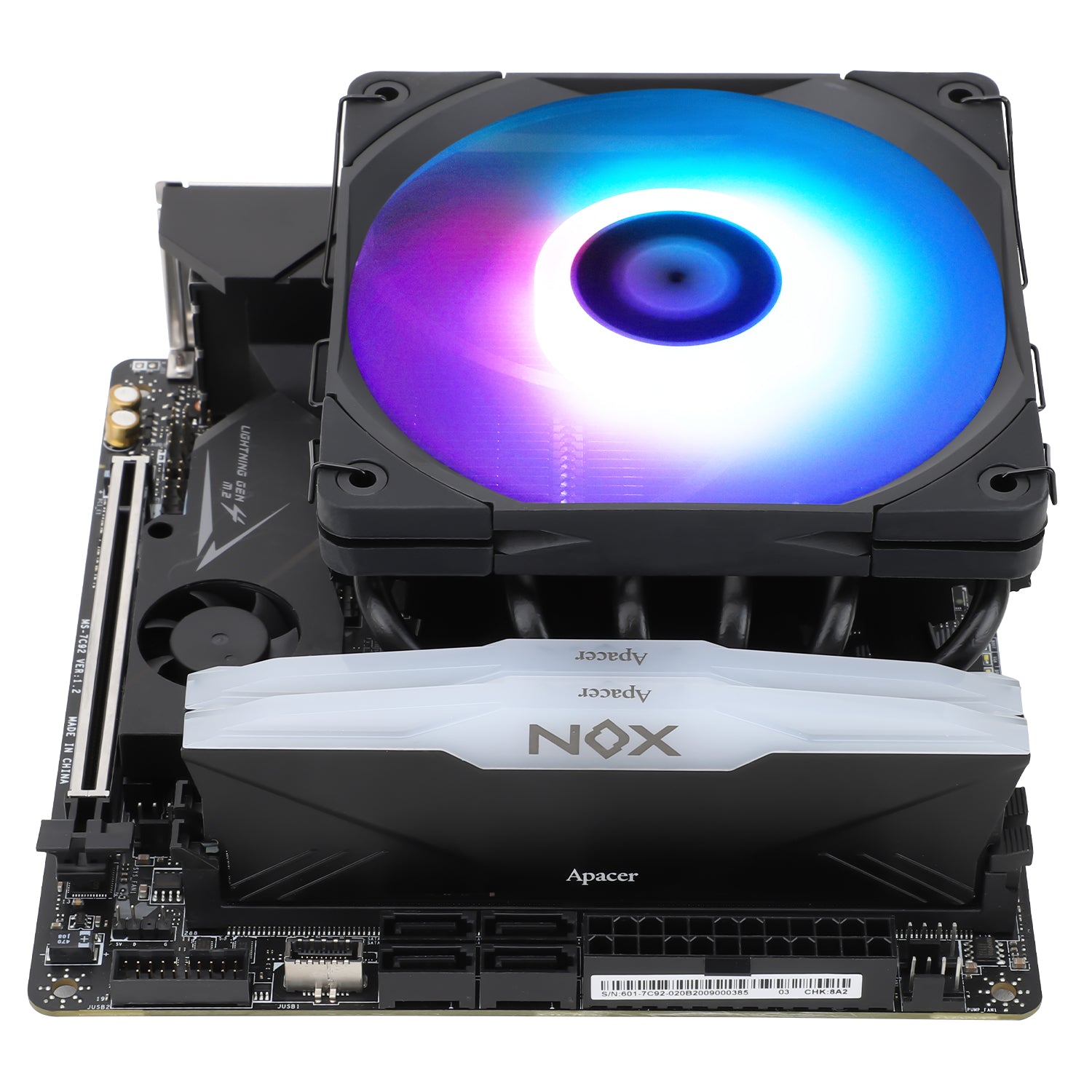 Thermalright AXP120-X67 BLACK ARGB 下吹式風冷