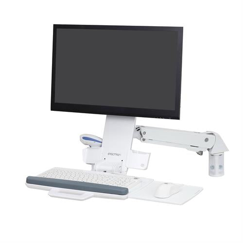 Ergotron StyleView® Sit-Stand Combo Arm (polished aluminum)