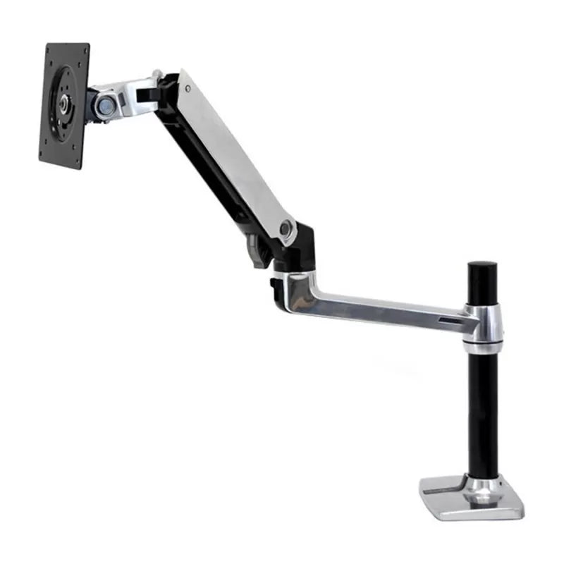 ERGOTRON LX Desk Monitor Arm Monitor Mount (Black/White)