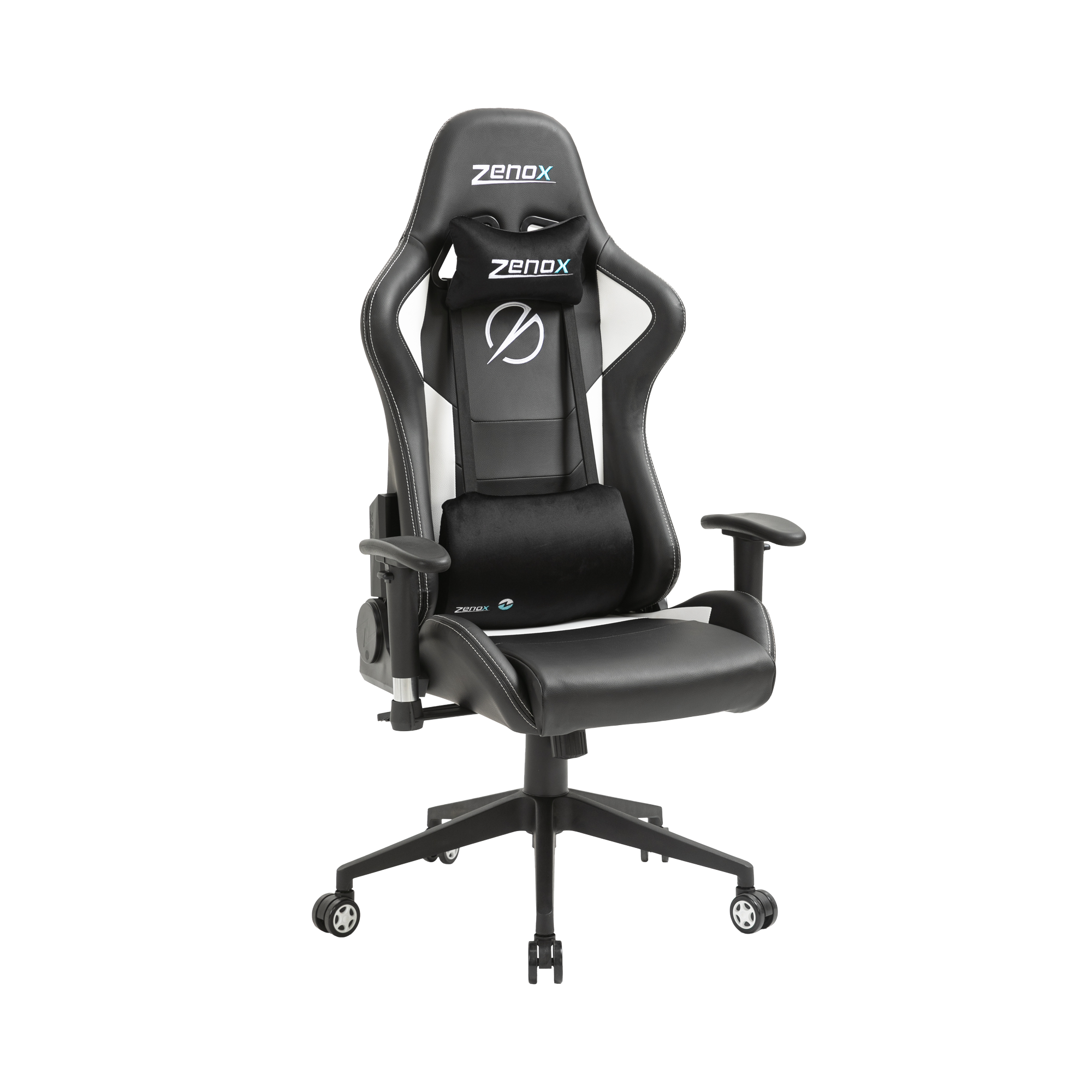 Zenox Mercury Mk-2 Gaming Chair (Leather/White)