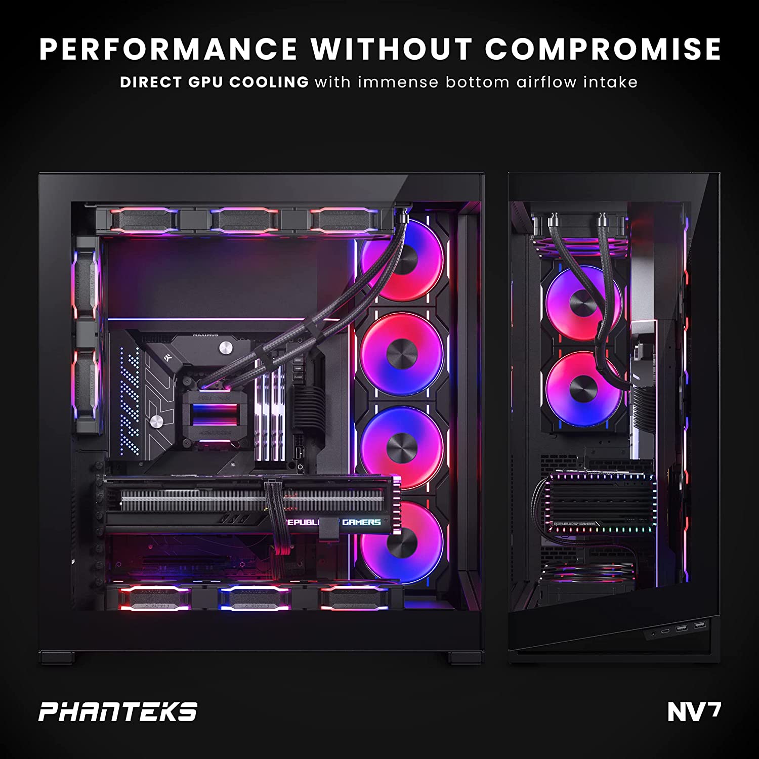 Phanteks NV7 Glass House Black E-ATX Full Tower Case 全塔機箱 (PH-NV723TG)