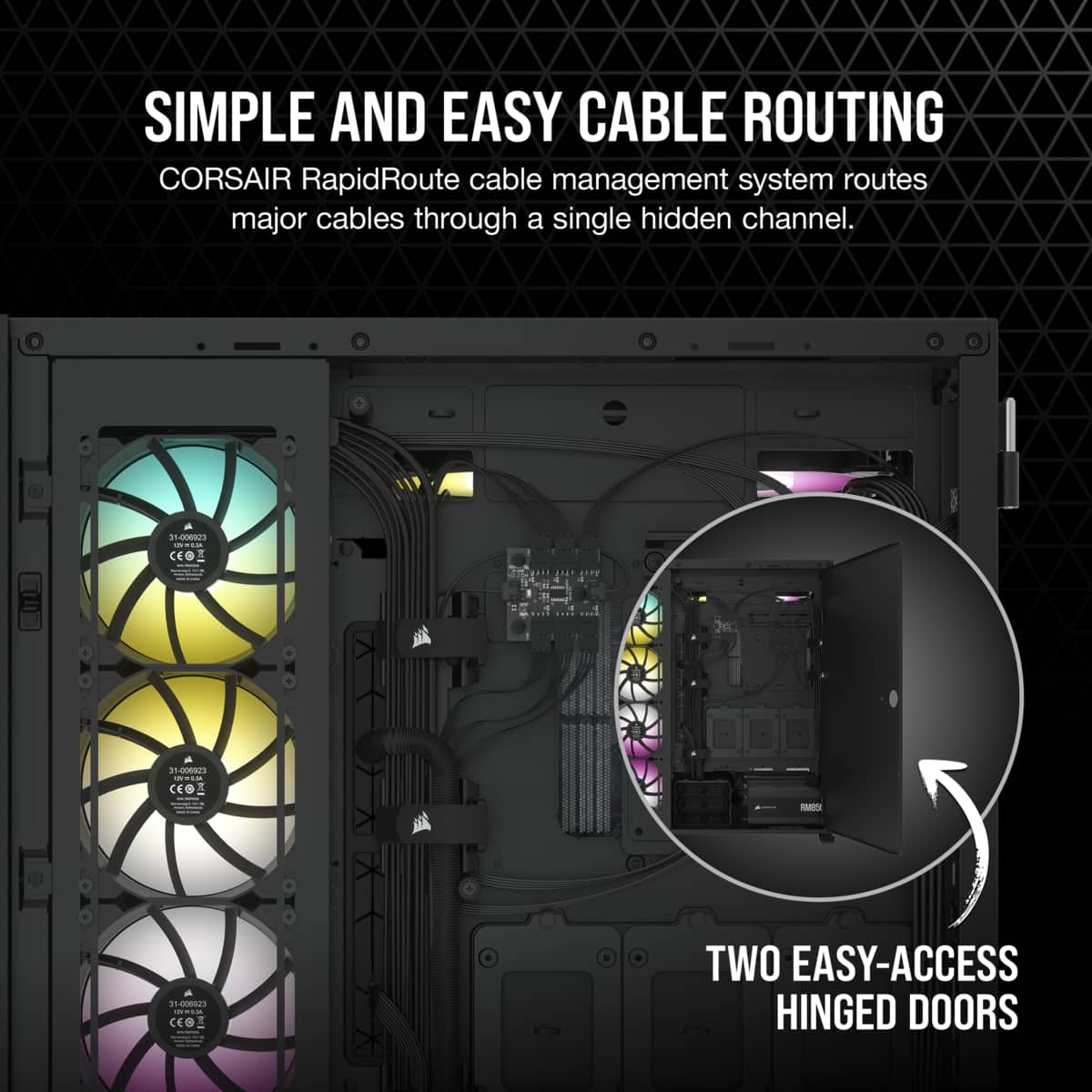 Corsair 7000D AIRFLOW Tempered Glass Mid-Tower ATX PC CASE