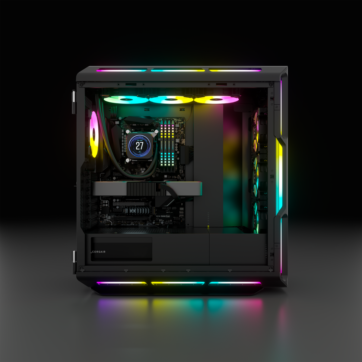 Corsair iCUE 5000T Tempered Glass Mid-Tower ATX CASE