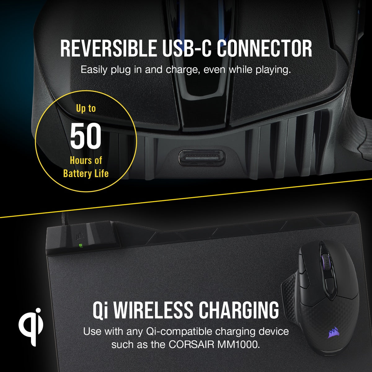 CORSAIR DARK CORE RGB PRO SE Wireless Gaming Mouse