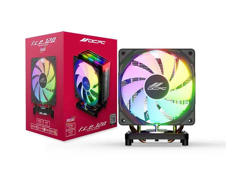 OCPC I.C.E. 120MM RGB Black 塔式散熱器