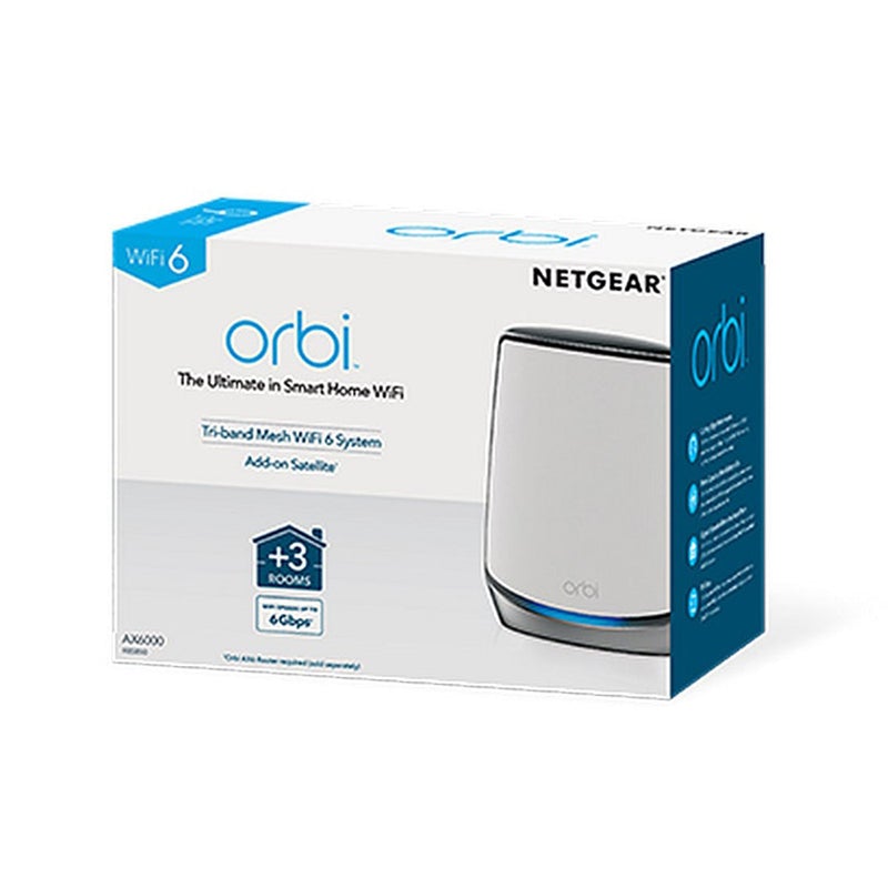 Netgear Orbi WiFi 6 AX6000 MESH WiFi Satellite Unit