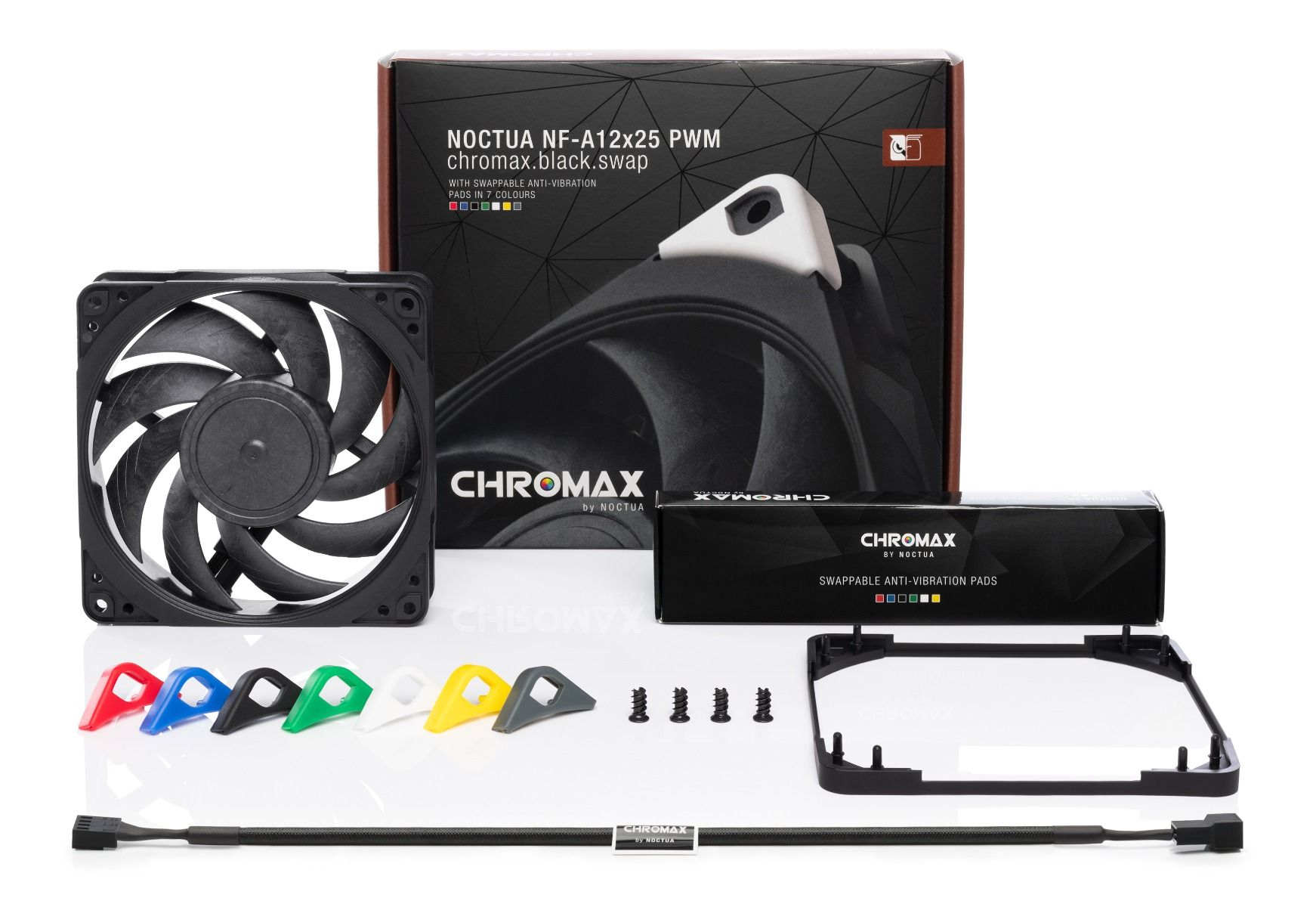 Noctua NF-A12X25 PWM CHROMAX BLACK 機箱風扇 120mm