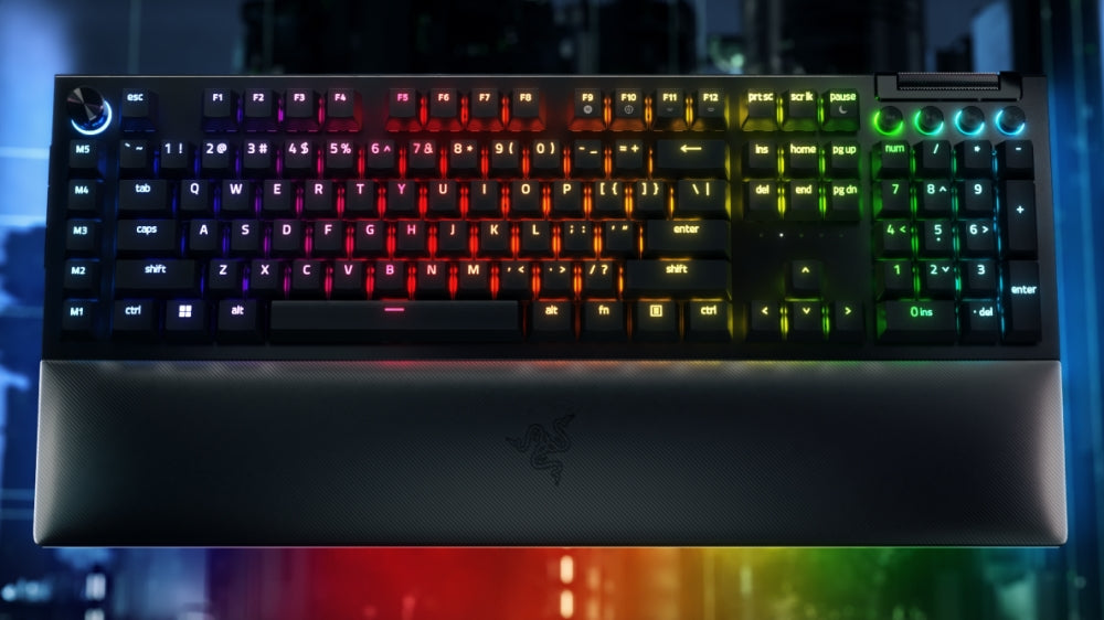 RAZER BlackWidow V4 電競遊戲鍵盤 (綠軸/黃軸)