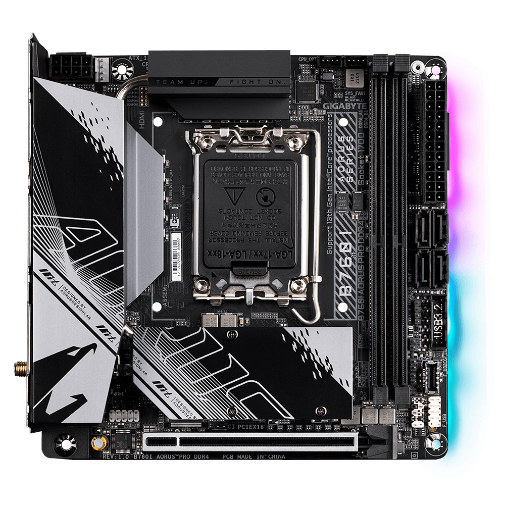GIGABYTE 技嘉 B760I AORUS PRO DDR4 ITX 主機板 (DDR4)