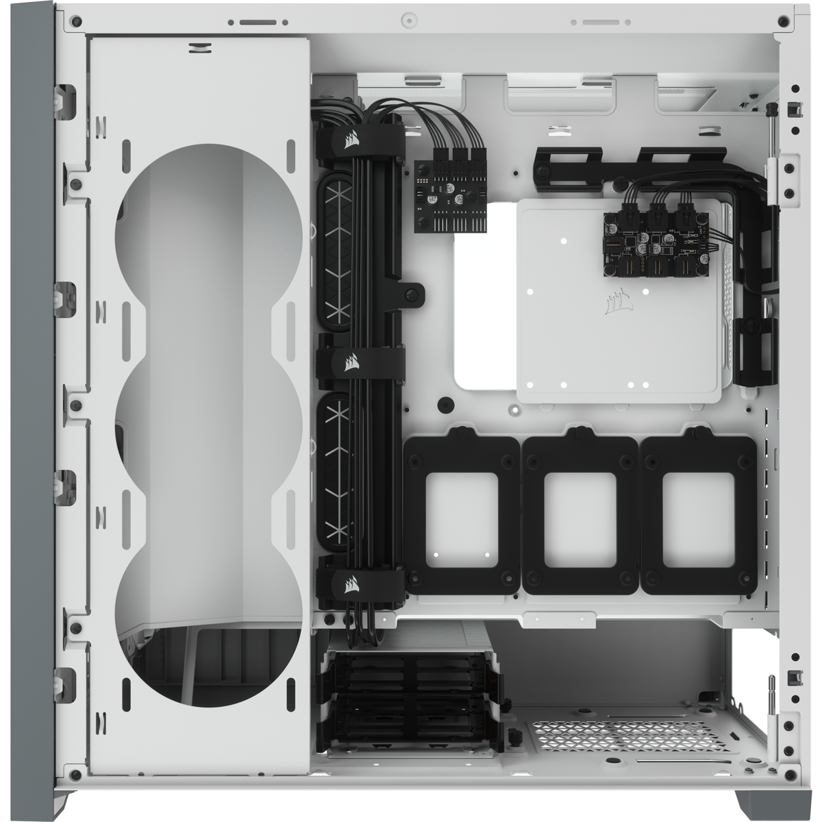 Corsair iCUE 5000X RGB Tempered Glass Mid-Tower ATX PC Smart CASE