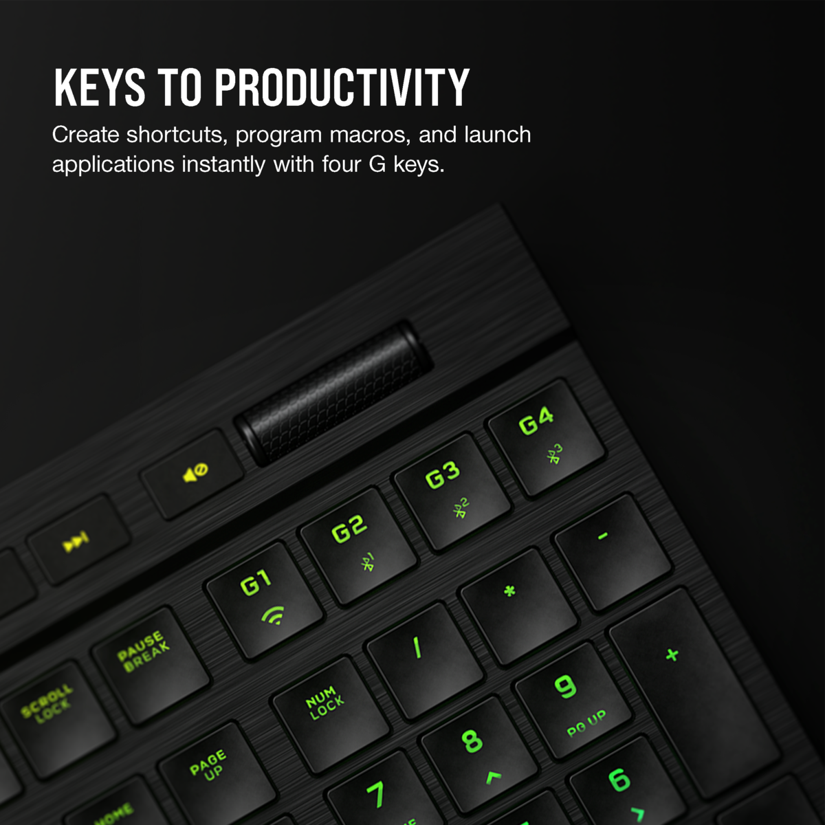 CORSAIR K100 AIR Wireless Ultra-Thin Mechanical Gaming Keyboard (CHERRY MX ULTRA LOW)