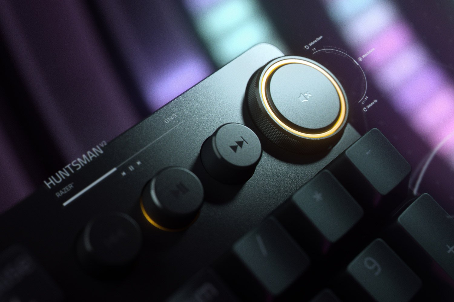 RAZER Huntsman V2 - 線性光學按鍵軸（紫軸）