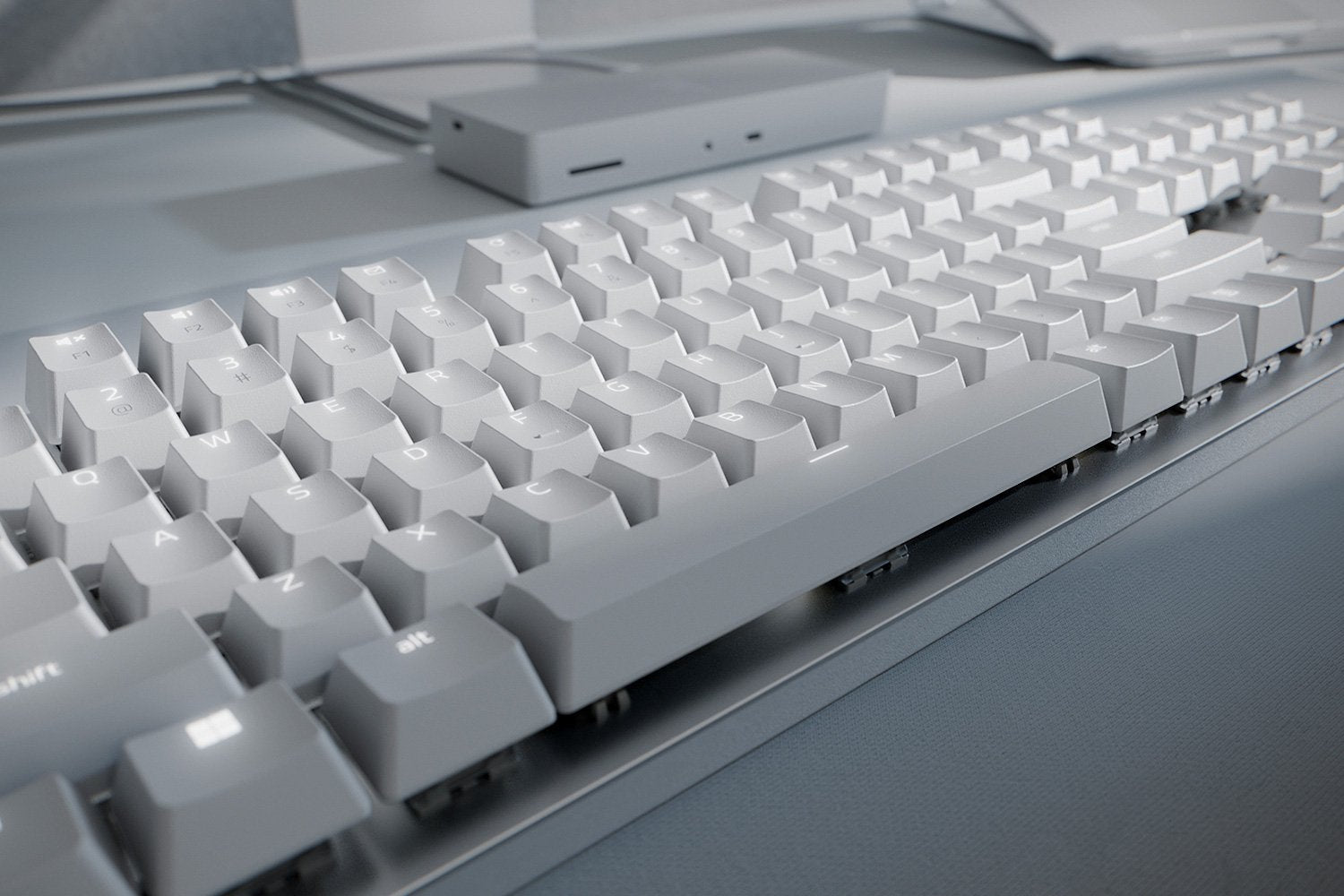 RAZER PRO TYPE ULTRA 白色無線機械鍵盤