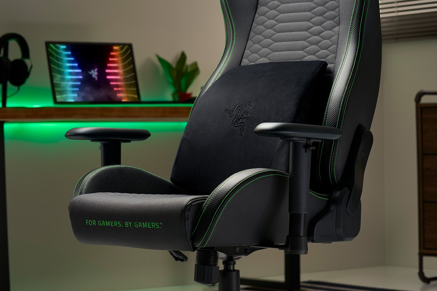 Razer Lumbar Cushion 記憶泡綿軟墊