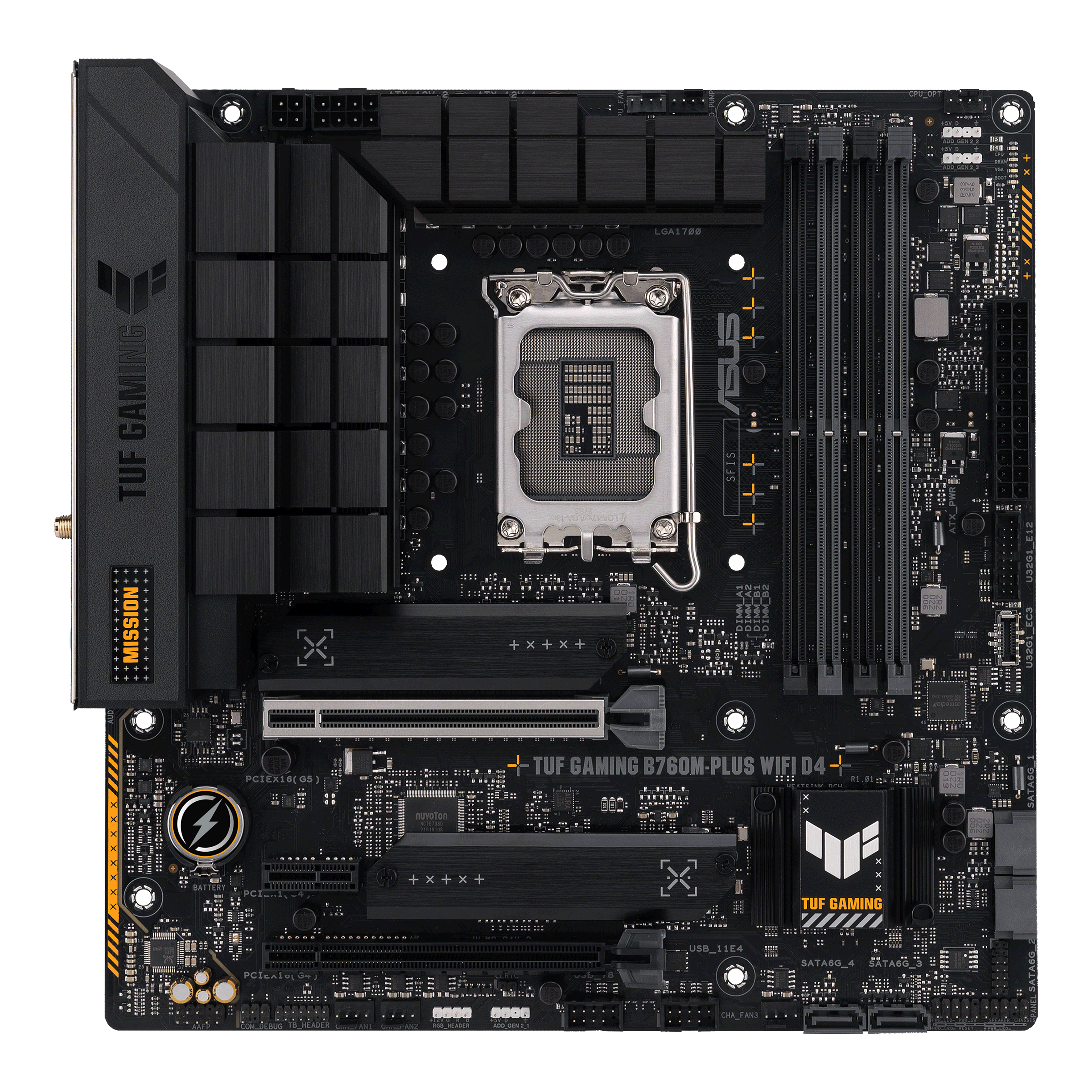 ASUS 華碩 TUF GAMING B760M-PLUS WIFI D4 Micro-ATX 主機板 DDR4