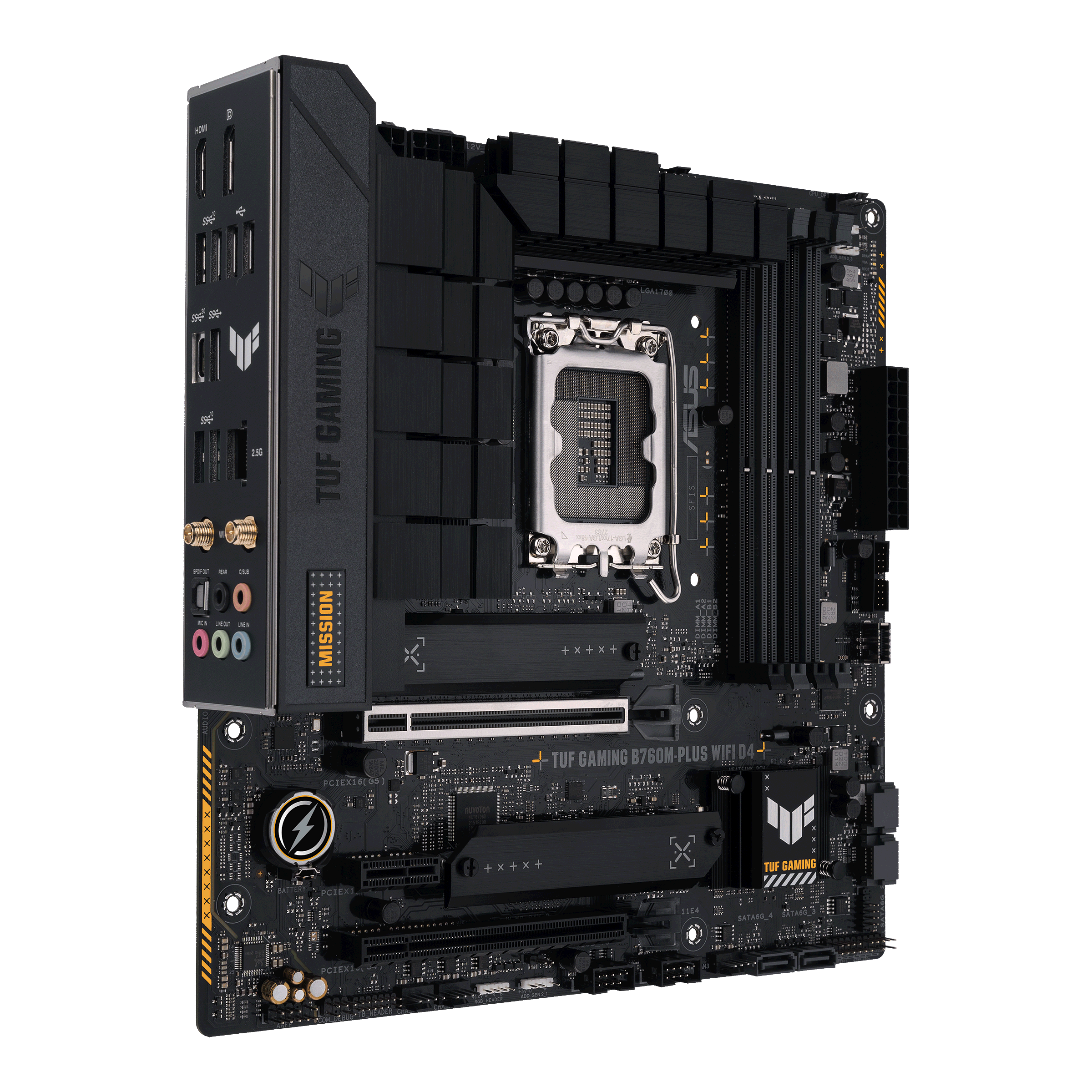 ASUS 華碩 TUF GAMING B760M-PLUS WIFI D4 Micro-ATX 主機板 DDR4