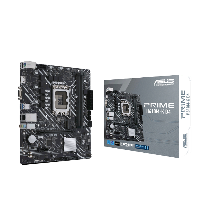 ASUS 華碩 PRIME H610M-K D4 Micro-ATX 主機板 DDR4