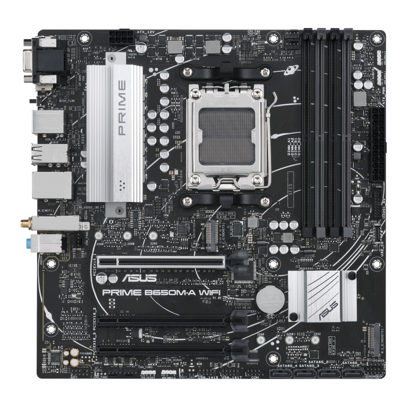 ASUS 華碩 PRIME B650M-A WIFI Mirco-ATX 主機板 DDR5