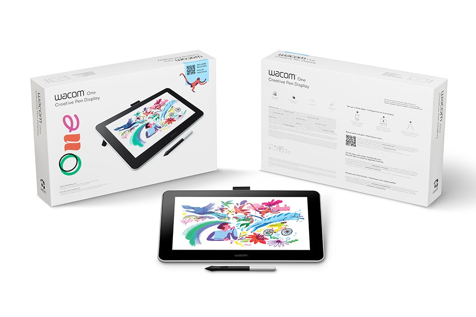 Wacom One 13" FHD 入門級繪圖顯示屏