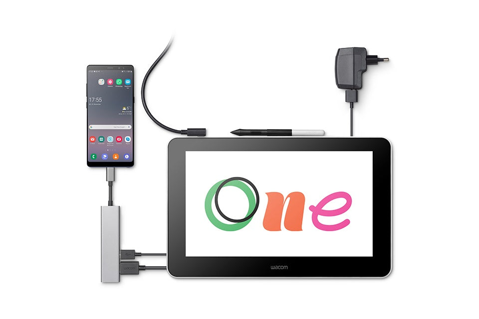 Wacom One 13" FHD 入門級繪圖顯示屏