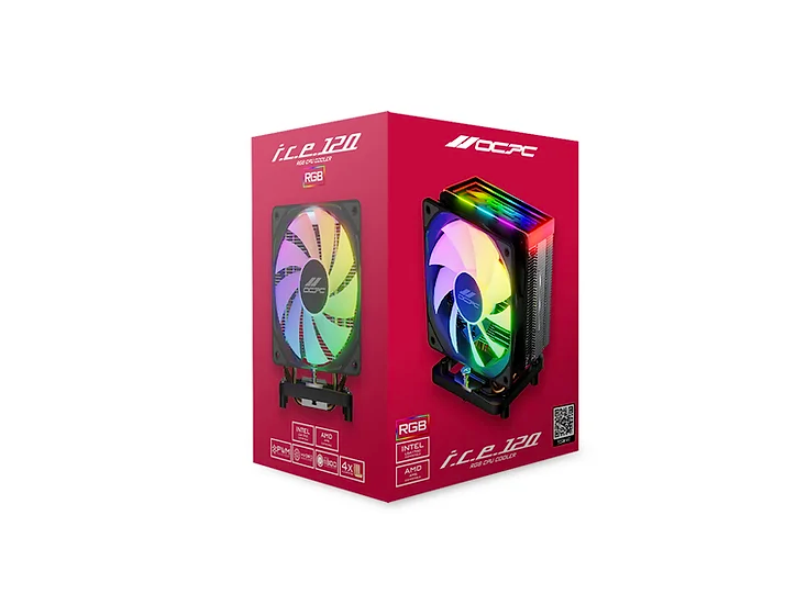 OCPC I.C.E. 120MM RGB Black 塔式散熱器